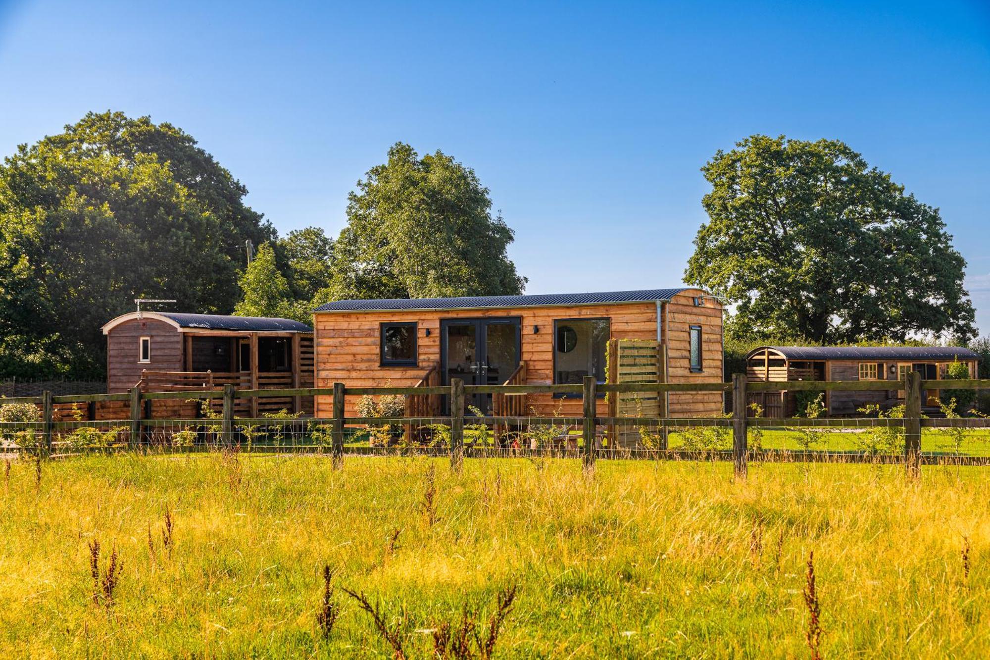 Abberley Shepherds Hut - Ockeridge Rural Retreats Otel Wichenford Dış mekan fotoğraf