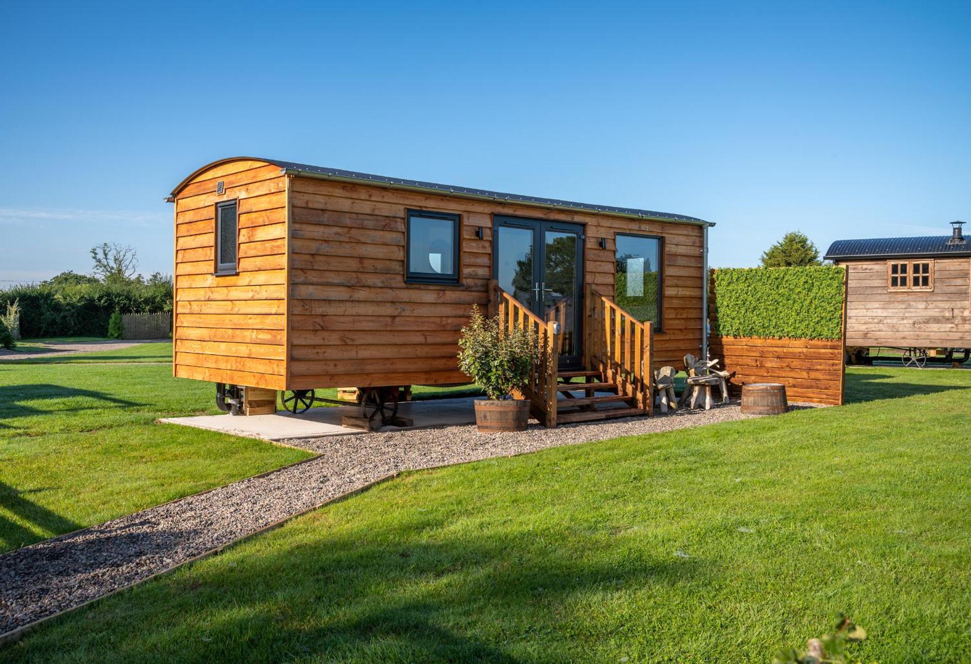 Abberley Shepherds Hut - Ockeridge Rural Retreats Otel Wichenford Dış mekan fotoğraf